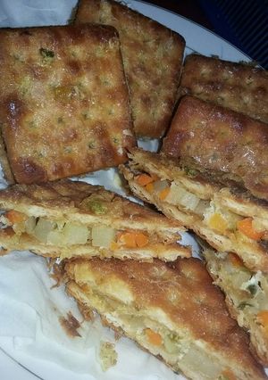 Foto resep Roti Gabin goreng isi kentang wortel