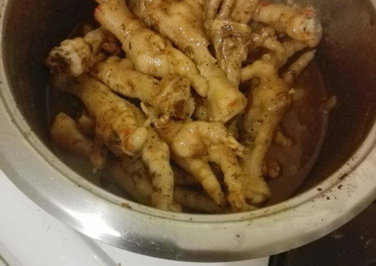 Easiest Way to Prepare Ultimate Tasty Chicken feet