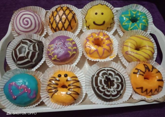 Donat glaze tanpa bahan coklat