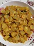 চিংড়ি মাছ দিয়ে চাল কুমড়ার কারি