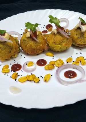 A picture of Leftover Rice bath paddu/bonds.