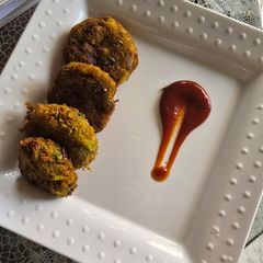 A picture of Broccoli spinach cutlets.