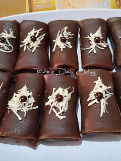 Foto resep Dadar Gulung Pisang Cokelat