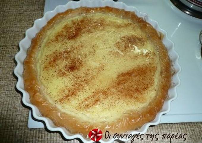 Recipe of Homemade Poupeki (semolina custard pie)