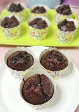 Foto resep Bolu coklat mekar tanpa telur