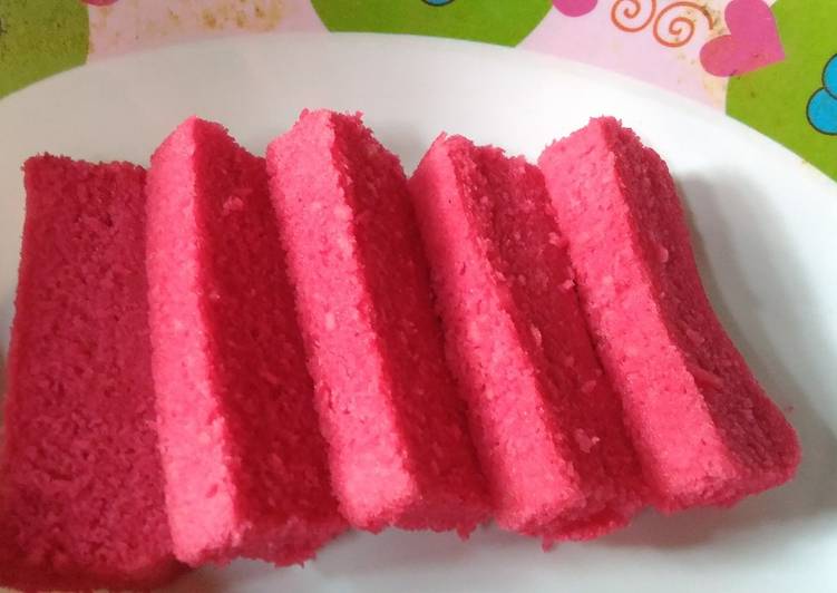Cara Gampang Membuat Pinky strawbery cheese cake yang Lezat