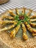 Lacitos de hojaldre con pesto rosso