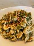 Orecchiette broccoli, alici e mandorle tostate