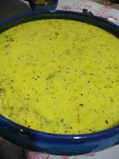 عکسی از دستور آش دوغ لذیذ توی شب بارونی😋