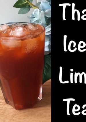 A picture of How To Make Thai Tea At Home • Easy Recipe •Thai Iced Lime Tea".