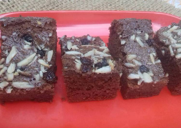 Cake coklat kenari putih telur (#pr_olahancoklat)