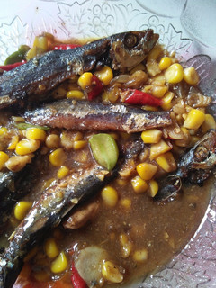 Foto resep Ikan asin tumis jagung pete