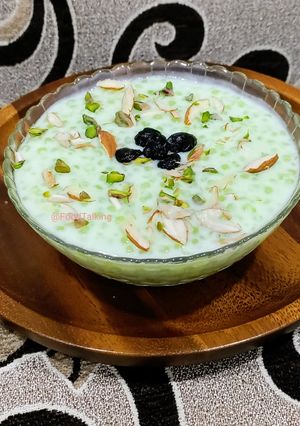 A picture of Sabudana Kheer.