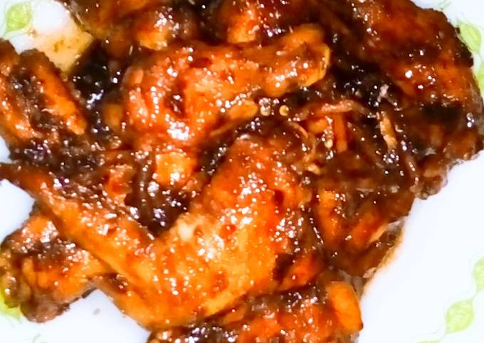 Ayam kecap pedas asam manis