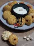 فلافل الحمص والفول  المقليه وصوص الطحينه (الطرطور) 😋