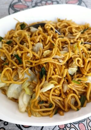 Foto resep Mie Kuning Basah Goreng
