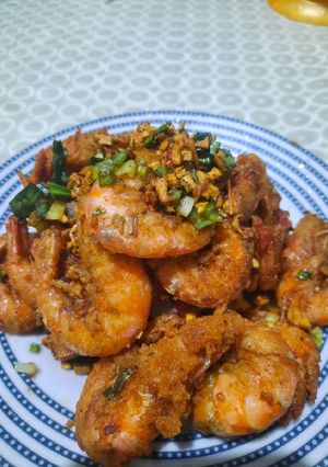 Foto resep Crispy Garlic Shrimp