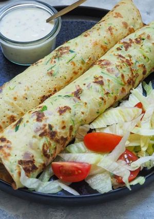 Cukkini palacsinta recept fotója