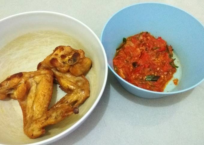 Ayam goreng sambel daun jeruk #alaanakkost