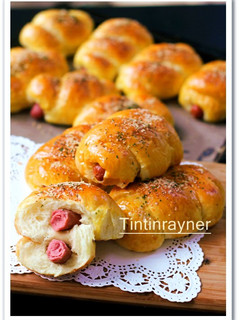 Foto resep Roti Sosis Sapi - Sausage Hotdog Bun,Delicious