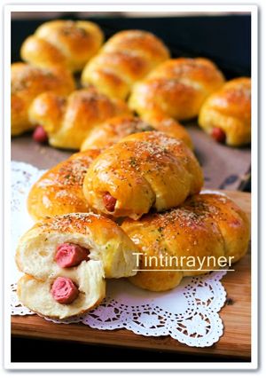Foto resep Roti Sosis Sapi - Sausage Hotdog Bun,Delicious
