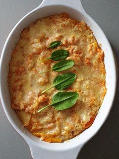Une photo de Gratin de courge et de patate douce