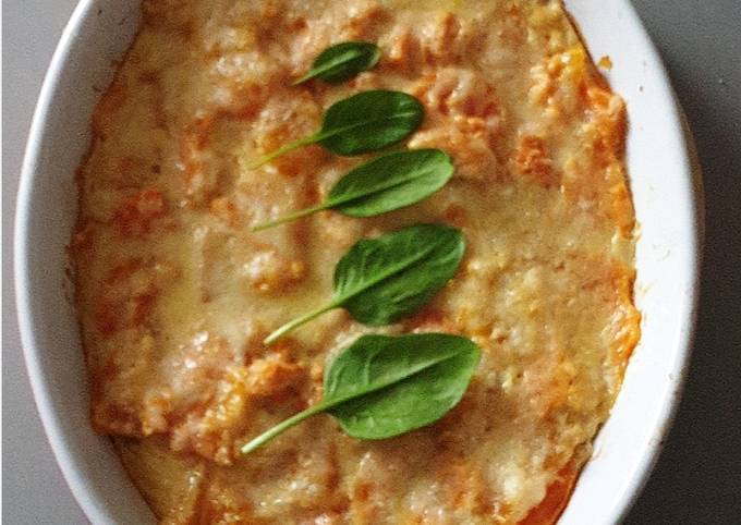 Gratin de courge et de patate douce