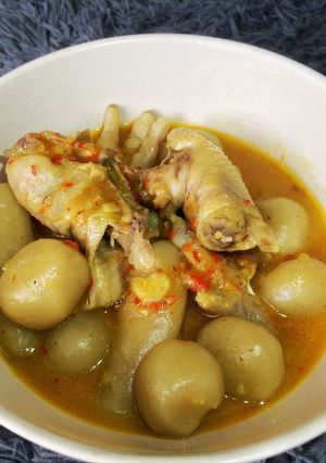 Foto resep Cilok balungan kuah pedas