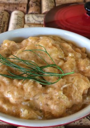 Glutén-, tej- és tojásmentes kapros tökfőzelék recept fotója