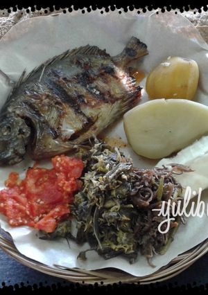 Foto resep Ikan Bakar Baronang ala Sorong