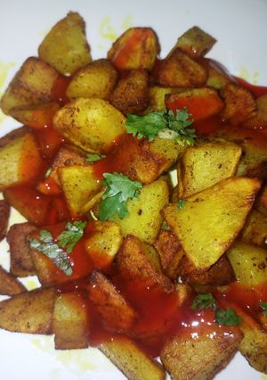 A picture of Fried potatoes.
