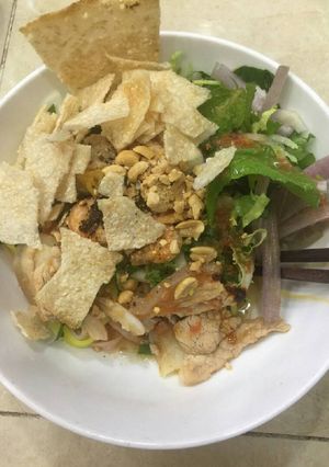 Hình của món Mì Quảng.