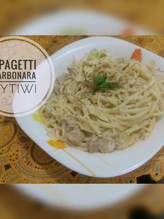 Foto resep Spaghetti Creamy Carbonara