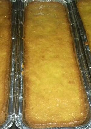Una foto de Budín de tres sabores vainilla, mandarina y coco