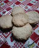 Galletas de coco, avena y tres harinas