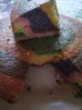 Torta arcoíris primaveral
