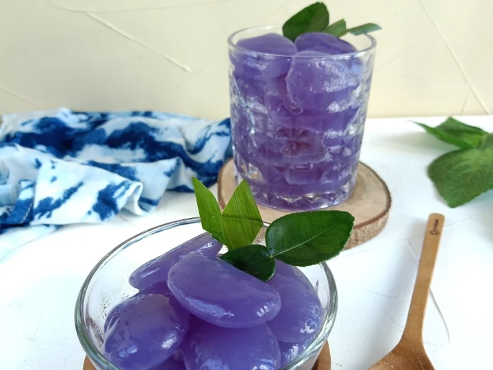 Cara Mudah Membikin Resep Manisan Kolang Kaling Bunga Telang yang Menggugah Selera Anti Ribet, Lezat Sekali