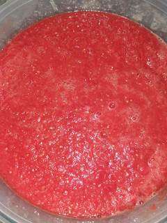 Una foto de Salsa de tomate. Tipo pomarola