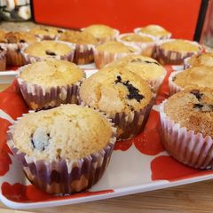 A picture of Blueberry muffins.