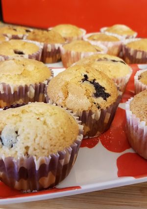 A picture of Blueberry muffins.