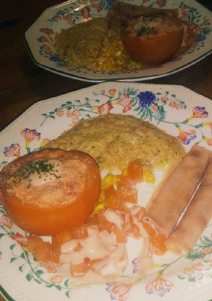 Una foto de Cena light 🍅😴