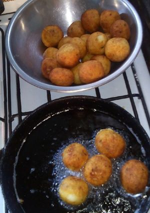 Una foto de Croquetas o bolitas de papa