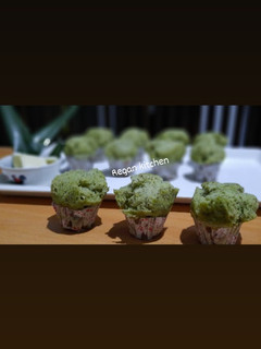 Foto resep Bolu kukus pisang pandan