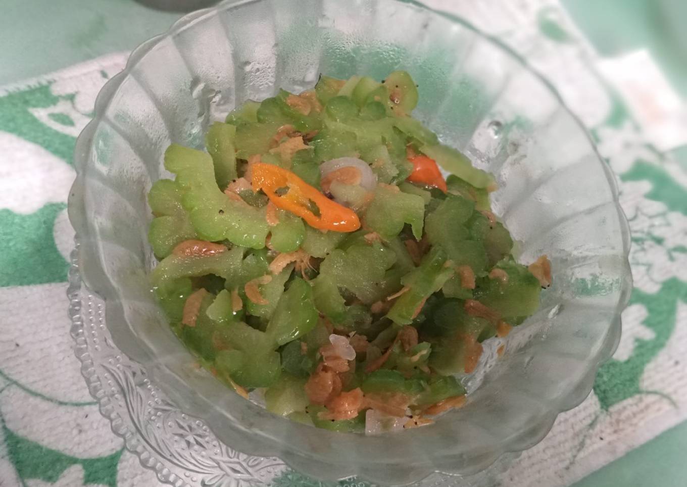 Sayur Pare Udang Rebon