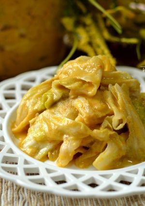 自製黃金泡菜（高麗菜） 的食譜成品照片