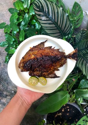 Foto resep Ikan Bawal Goreng Bakar