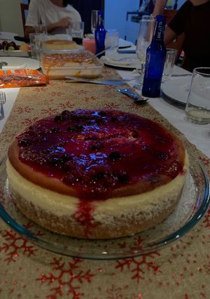 Foto de Cheesecake com Geleia de Goiabada
