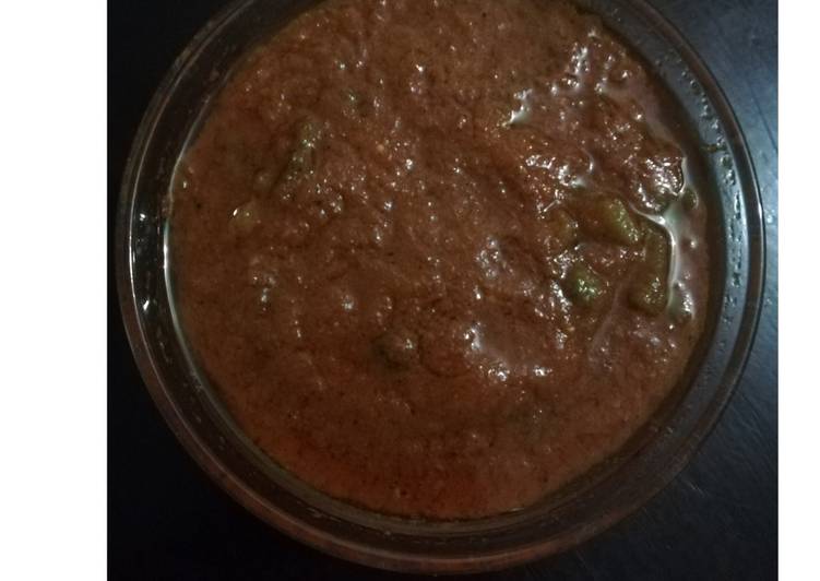 Homemade pickle hot sauce.(pilipili ya kukaanga) #authormarathon