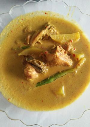 Foto resep Gulai ayam buncis