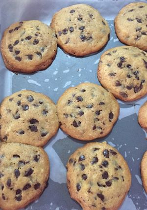 Una foto de Galletas con chispas de chocolate